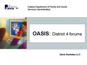 Indiana Department of Family and Social Services Administration