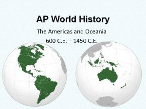 Oceania ap world history