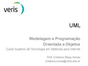 UML Modelagem e Programao Orientada a Objetos Curso