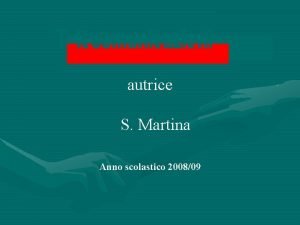 autrice S Martina Anno scolastico 200809 la telecomunicazione