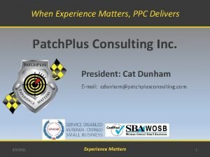 Patch plus consulting