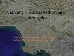 Redlining los angeles