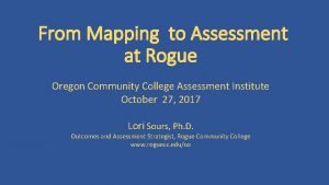 Rogue community college map