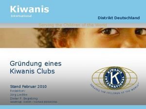 Kiwanis mitgliedsbeitrag