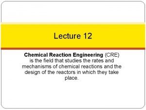 Series reaction example