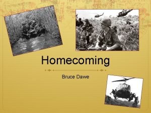 Bruce dawe homecoming