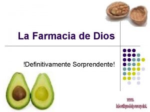 La farmacia de dios