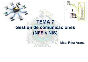TEMA 7 Gestin de comunicaciones NFS y NIS