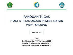 Peer teaching ppt