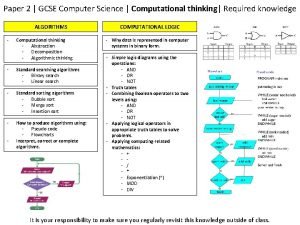 Gcse computer science paper 2