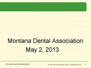Montana dental association