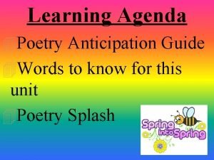 Poetry anticipation guide