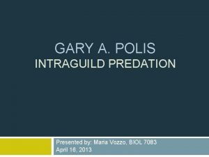 Gary polis