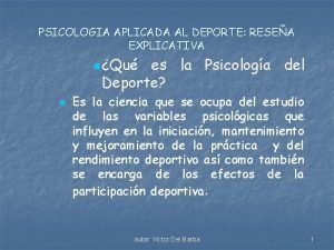 Variables psicologicas