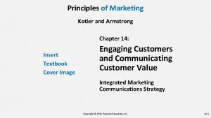 Principles of Marketing Kotler and Armstrong Chapter 14