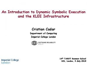Dynamic symbolic execution