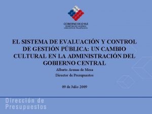 EL SISTEMA DE EVALUACIN Y CONTROL DE GESTIN