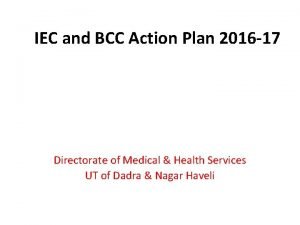 Iec plan sample