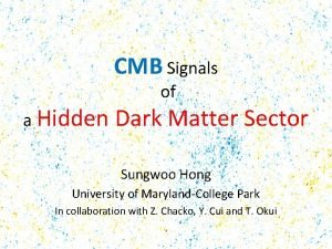 CMB Signals of a Hidden Dark Matter Sector