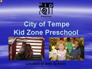 City of tempe kids zone