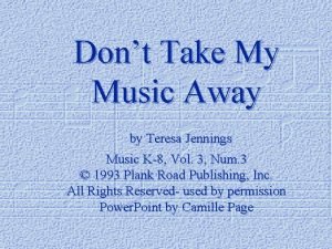The music of life by teresa jennings