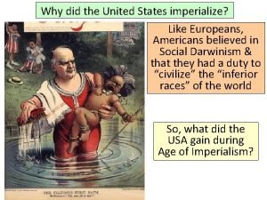 Why did the united states imperialize