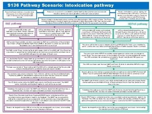 S 136 Pathway Scenario Intoxication pathway Police find