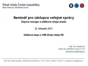 ad vldy esk republiky Rada vldy pro udriteln