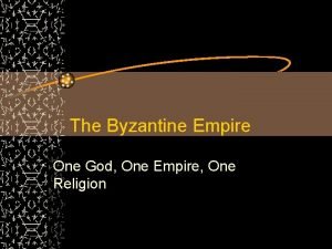 One empire one god one emperor