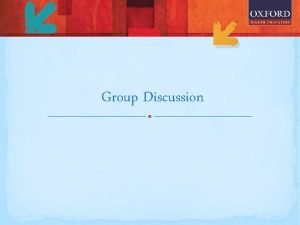 Group discussion parameters