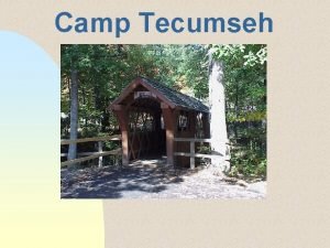 Camp tecumseh indiana