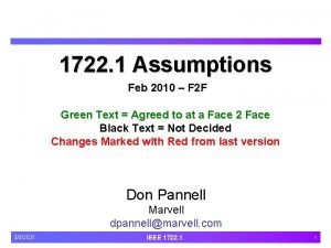 1722 1 Assumptions Feb 2010 F 2 F