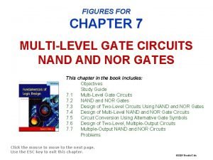 Multilevel nand circuits