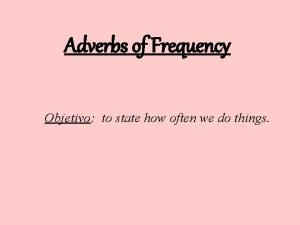 Habits frequency adverbs resuelto