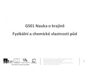 GS 01 Nauka o krajin Fyzikln a chemick