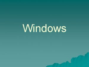Windows Explorador de Windows u Es una herramienta