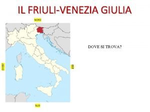 Orografia del friuli venezia giulia