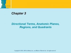 Chapter 3 Directional Terms Anatomic Planes Regions and