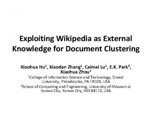 Document clustering