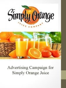 Juice advertising Juice advertising