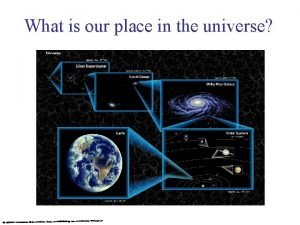 What is our place in the universe Star
