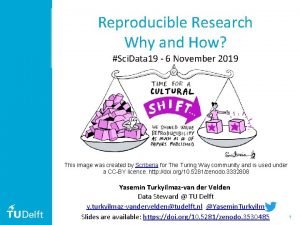 Reproducible Research Why and How Sci Data 19