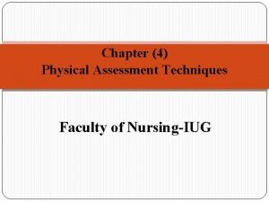 4 assessment techniques