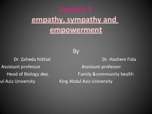 What is a empowerment