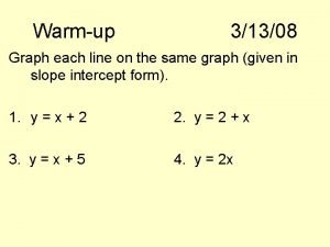 Graph each line