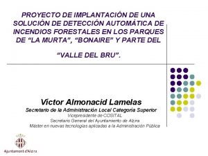 PROYECTO DE IMPLANTACIN DE UNA SOLUCIN DE DETECCIN