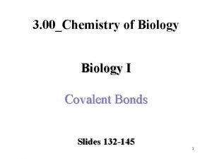 Covalent bond definition biology