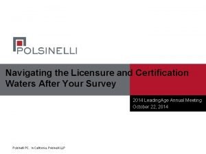 Navigating the Licensure and Certification Waters After Your