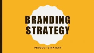 Individual branding strategy