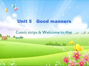 Good manners polite comic